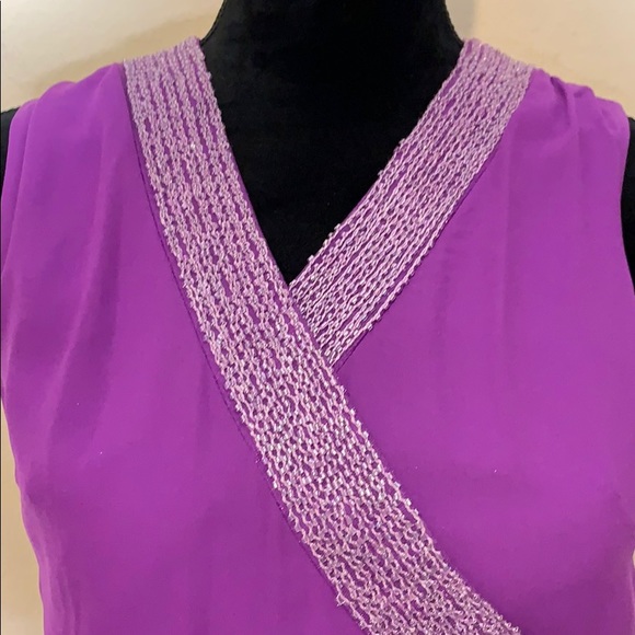 NWT Belle by Badgley Mischka purple formal gown, 6 - Picture 6 of 7